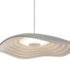 Lampa wisząca Valentina szara biała Bover