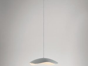 Lampa wisząca Valentina szara biała Bover