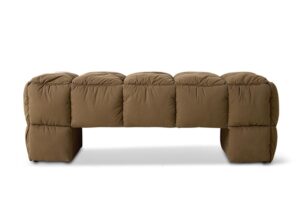 Ławka tapicerowana Puffy oliwkowa HKliving