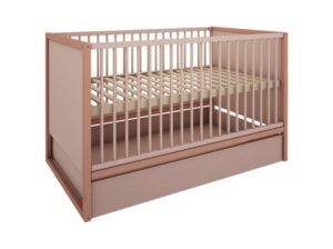 Łóżeczko 70×140 Tweens róż Wood Luck