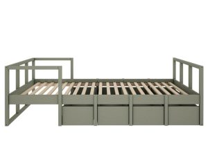 Łóżko 90×200 cm Tweens eukaliptus Wood Luck