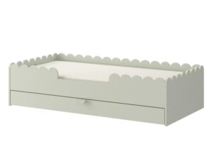 Łóżko z szufladą Monetssori Book Nook 80x160 sage Bellamy