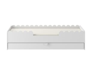 Łóżko z szufladą Monetssori Book Nook 80x160 snow Bellamy