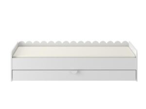 Łóżko z szufladą Monetssori Book Nook 80x160 snow Bellamy