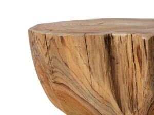 Łukowaty stołek drewniany HKliving