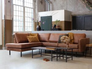 Narożnik Rodeo koniakowy ekoskóra Woood