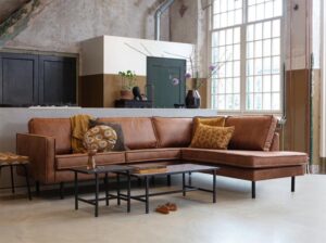 Narożnik Rodeo koniakowy ekoskóra Woood