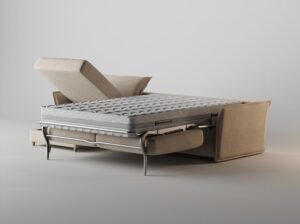 Narożnik z funkcją spania 266 cm Ravioli Absynth