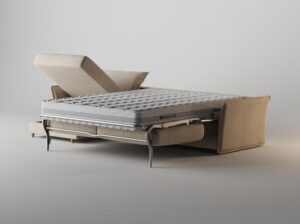 Narożnik z funkcją spania 286 cm Ravioli Absynth