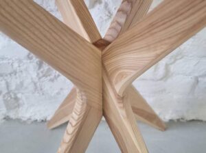 Okrągły stół jadalniany JUBI biały 90cm Ragaba