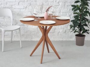 Okrągły stół jadalniany JUBI dąb 90cm Ragaba