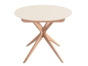 Okrągły stół rozkładany JUBI jesion kolor Ragaba