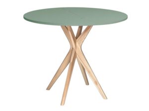 Półokrągły stół rozkładany JUBI 90 cm szałwiowy Ragaba