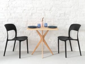 Prostokątny stół JUBI 55x80cm jesion Ragaba