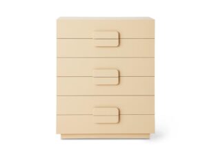 Przestronna szafka z szufladami kremowa HKliving