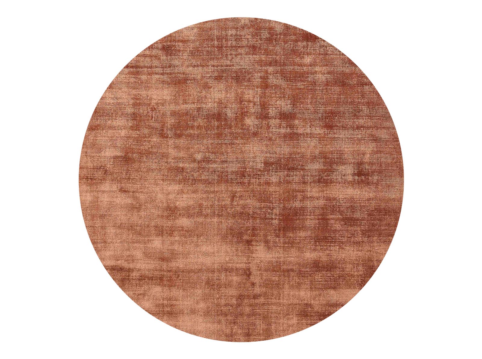 Rdzawy okrągły dywan gładki Imperial Desert Rust Round 5156 Carpets More