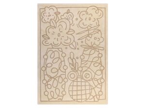 Ręcznie tuftowany dywan wełniany Florence Ecru 5508 Carpets & More