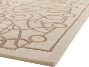 Ręcznie tuftowany dywan wełniany Florence Ecru 5508 Carpets & More
