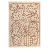 Ręcznie tuftowany dywan wełniany Florence Terracotta 5507 Carpets & More
