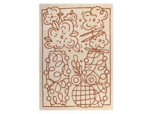 Ręcznie tuftowany dywan wełniany Florence Terracotta 5507 Carpets & More