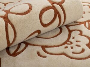 Ręcznie tuftowany dywan wełniany Florence Terracotta 5507 Carpets & More