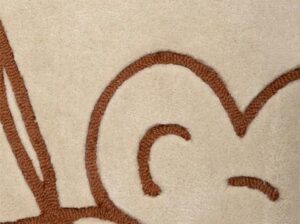 Ręcznie tuftowany dywan wełniany Florence Terracotta 5507 Carpets & More