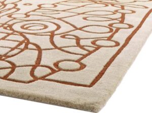Ręcznie tuftowany dywan wełniany Florence Terracotta 5507 Carpets & More