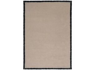 Ręcznie tuftowany dywan wełniany Laila Beige Black 5010 Carpets & More