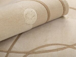 Ręcznie tuftowany dywan wełniany Marseille Ecru 5519 Carpets & More