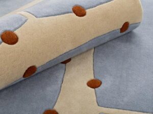Ręcznie tuftowany dywan wełniany Rio Blue 5524 Carpets & More