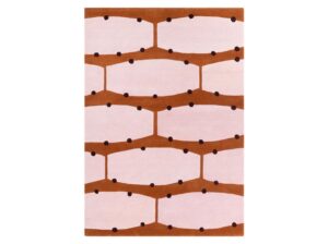 Ręcznie tuftowany dywan wełniany Rio Terracotta 5523 Carpets & More