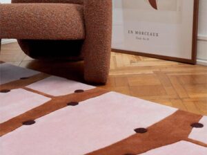 Ręcznie tuftowany dywan wełniany Rio Terracotta 5523 Carpets & More