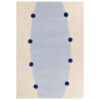 Ręcznie tuftowany dywan wełniany Rome Blue 5514 Carpets & More
