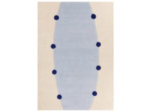 Ręcznie tuftowany dywan wełniany Rome Blue 5514 Carpets & More