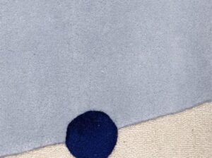Ręcznie tuftowany dywan wełniany Rome Blue 5514 Carpets & More