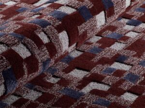 Ręcznie tuftowany dywan wełniany z dodatkiem wiskozy Sawa 5217 Carpets & More