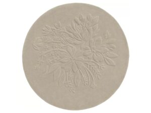 Ręcznie tuftowany okrągły dywan wełniany Rosa 5218 Carpets & More