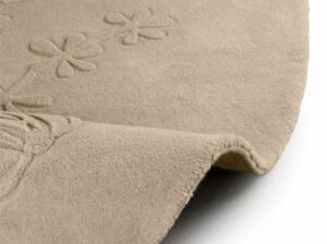 Ręcznie tuftowany okrągły dywan wełniany Rosa 5218 Carpets & More