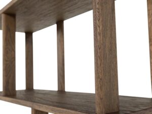 Regał drewniany Riss dębowy Woood