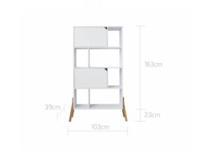 Regał Lotta latte Bellamy