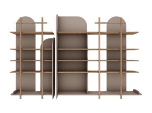 Regał wąski Bloom Wood Luck