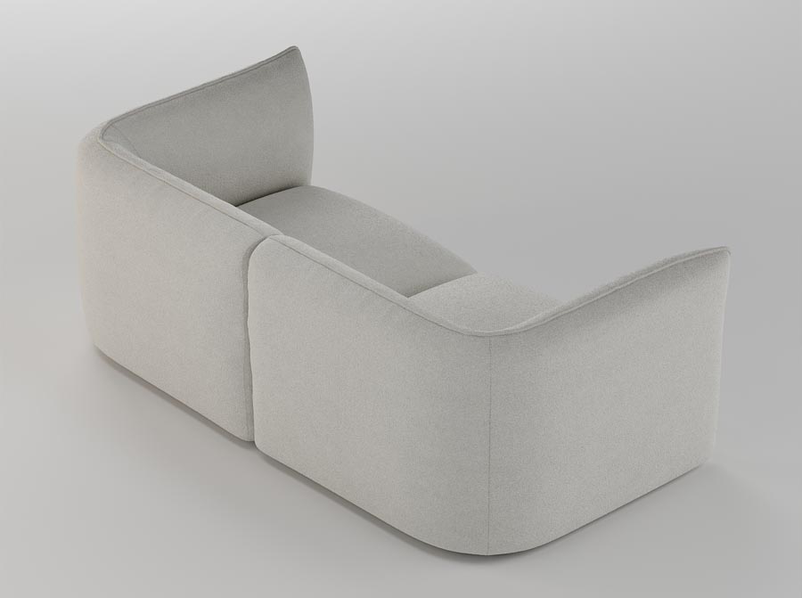Sofa dwuosobowa Pik (210×105 cm) Absynth
