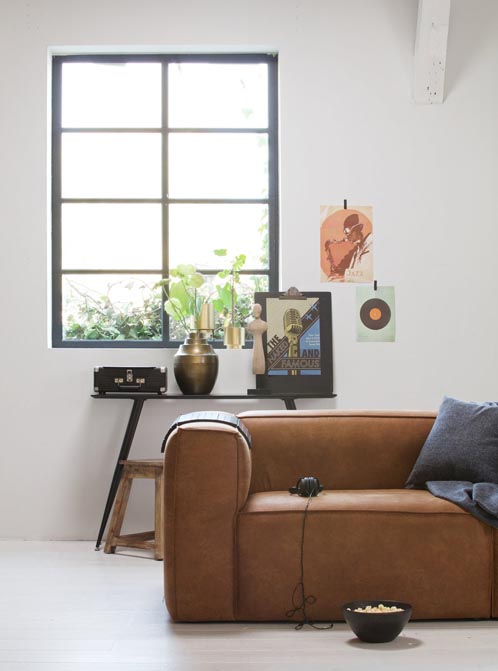 Sofa 3,5-osobowa Bean koniakowa Woood