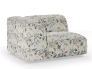 Sofa Flake w kwiaty element lewy HKliving