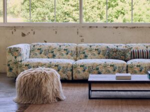 Sofa Flake w kwiaty element lewy HKliving