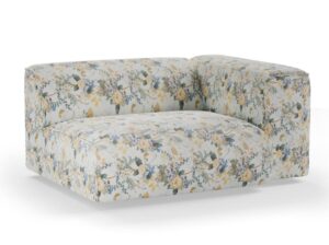Sofa Flake w kwiaty element prawy XL HKliving
