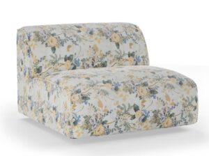 Sofa Flake w kwiaty element środkowy HKliving