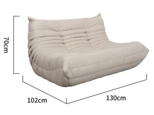 Sofa Nua N24-4 z podnóżkiem N22-4 Livin Hill