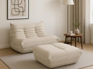 Sofa Nua N24-4 z podnóżkiem N22-4 Livin Hill