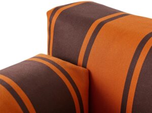 Sofa ogrodowa z drewna tekowego retro HKliving